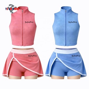 Set Coordinato Estivo da Donna, Abbigliamento Personalizzato a 2 Pezzi, Giacca Yoga, Abbigliamento Fitness, Shorts e Gonne per Boutique - Product Image 2