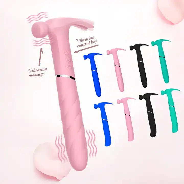 21 Frecuencia Love Hammer Sex Toy Vibrador para mujeres G Spot Dildo Masaje Juguetes sexuales The Hammer Vibrator para hombres Mujeres