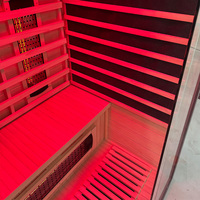 Sauna de Infrarrojos de Espectro Completo con Calefacción de Carbono para 2 Personas, en Stock, para Fortalecer la Inmunidad