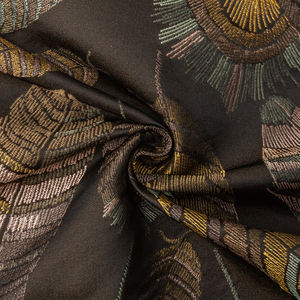 KEER Usine Vente en Gros JBS5383M nouveauté produit merveilleux motif de Plume conception brocart tissé jacquard polyester tissu - Product Image 5