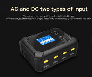 Chargeur d'équilibrage intelligent UP11, entrée AC240W DC600W pour batterie de modèle RC 6S LiPo LiHV LiIon LiFe - Product Image 2