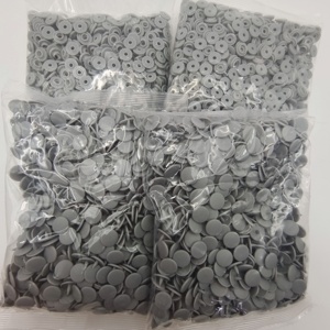 Sẵn sàng để tàu tối màu xám T3 10.7mm 10000pcs nhựa Báo Chí Snaps <span class=keywords><strong>Fastener</strong></span> Studs - Product Image 1