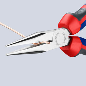 คีมตัดเหล็กคาร์บอนจมูกยาวคีมตัดจมูกเข็มที่ผ่านการรับรอง VDE ด้ามจับพลาสติกสำหรับอุตสาหกรรมงานประดิษฐ์ทำด้วยตัวเอง - Product Image 6