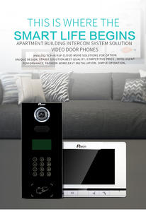 Sistema de Intercomunicación para Apartamentos de 4 Unidades, Monitor HD de 7 Pulgadas, Kits de <span class=keywords><strong>Videoportero</strong></span>, Videoporteros de <span class=keywords><strong>2</strong></span> Cables con Resistencia al Agua IP65 - Product Image 5