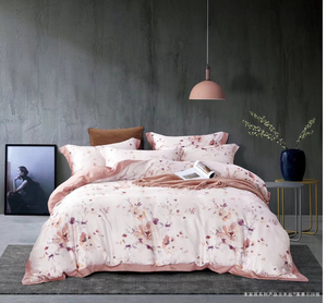 Parure de <span class=keywords><strong>lit</strong></span> en tissu tencel 100%, ensemble de literie avec motifs imprimés personnalisés, housse de <span class=keywords><strong>couette</strong></span> - Product Image 2
