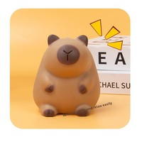 Jouet sensoriel anti-stress Capybara ultra-doux, fluide et ressemblant à du slime, pour enfants de 5 à 7 ans ; jouet à presser créatif et mignon en forme d'animal à récupération lente