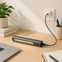 Lampe de barbecue magnétique rechargeable pour grillades en extérieur avec support réglable, luminosité à 2 niveaux, accessoires de grillades