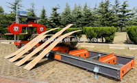 Rima Table coulissante pièces Diesel roues hydrauliques lames de scierie circulaire scierie à bois Portable à vendre