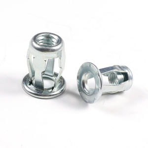 Tuerca de remache ciego de cabeza plana, acero al carbono, azul, blanco, amarillo, chapado en Zinc, M4, M5, M6, M8 - Product Image 5