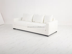 उच्च गुणवत्ता वाले डिजाइनर सफेद कपड़े बैठने कमरे इनडोर लाउंज सूट कोने के कमरे के कमरे के घर फर्नीचर अनुभागीय सोफा - Product Image 4