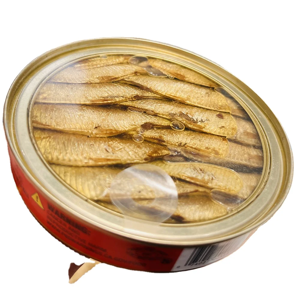 Высококачественная Золотая жесть и жесть для тунца и крышка из жести 70 мм