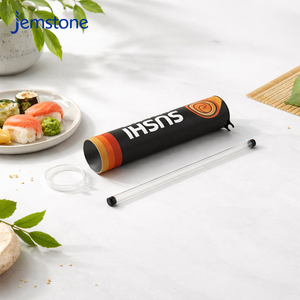 Custom Recyclable Food Grade Round Cardboard Paper Sushi Cylinder Packaging Box Easily Sushi Push Pop up Paper Tube <b>Container</b> - Product Image 6