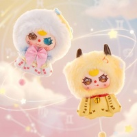 Coffret Cadeau Fantaisie Sci-Fi 14 Ans 3 Signes du Zodiaque - Collection Complète de 12 Poupées en Peluche Longues avec Emballage Original