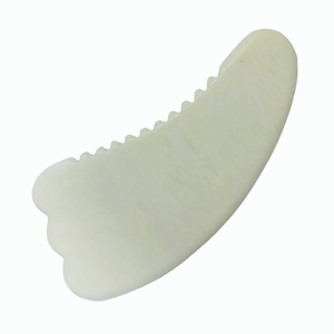 Outils de massage Guasha en jade Xiuyan blanc, pierre de néphrite, pour massage du corps - Product Image 3