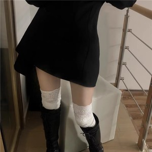 Calcetines Largos para Niñas, Estilo Pure Desire, Calcetines <span class=keywords><strong>de</strong></span> Encaje por Encima <span class=keywords><strong>de</strong></span> la Rodilla, Combinados con <span class=keywords><strong>Botas</strong></span>, Calcetines <span class=keywords><strong>de</strong></span> Encaje hasta el Muslo, Famosos en Internet para Otoño - Product Image 3
