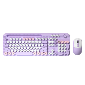 2025 New Kt117 Retro Đầy Màu Sắc Không Dây Chuột Chơi Game Bàn Phím Thiết Lập Không Dây Chuột Bàn Phím Thiết Lập Punk Màu Sắc Phù Hợp Tuyệt Vời - Product Image 4