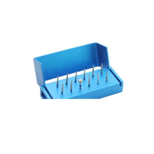 Fraise diamantée dentaire pour la préparation des couronnes et ponts antérieurs avec porte-fraise - Product Image 1