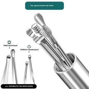 Juego <span class=keywords><strong>de</strong></span> 6 piezas <span class=keywords><strong>Espiral</strong></span> Earpick Home Herramienta <span class=keywords><strong>de</strong></span> limpieza <span class=keywords><strong>de</strong></span> oídos para niños Earpick Cleaner - Product Image 2