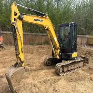 Sıcak satış japon Yanmar YANMAR55 VIO55 VIO50 VIO40 5 ton Shanghai kullanılan hidrolik mini ekskavatörler