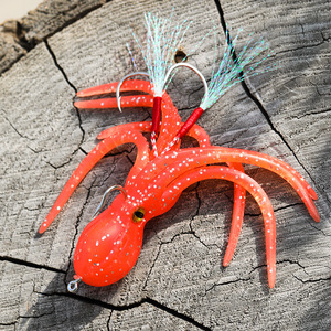 DORISEA 11cm 23g TPE hundimiento suave calamar faldas pulpo señuelo Gancho Doble ayuda gancho para Río lago corriente pesca al por mayor - Product Image 2