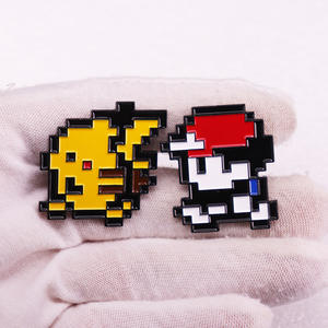 เข็มกลัดโลหะลายโมเสกน่ารัก สไตล์ปิกาจู ขนาด 3 ซม. งานฝีมือโลหะยอดนิยม - Product Image 3