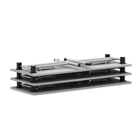 Pieds de table pliables en acier au carbone, base en acier moderne pour tables de salle à manger et de bureau