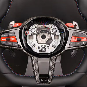 Volant de voiture sport en fibre de carbone pour BMW CS G F80 F10 F20 F30 F31 F32 M3 E90, mise à niveau du modèle ancien vers le nouveau modèle LED - Product Image 3