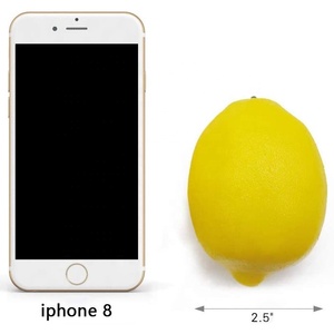 Citron en polymousse, <span class=keywords><strong>Fruits</strong></span> artificielles en plastique, décoration de maison, <span class=keywords><strong>faux</strong></span> jardin - Product Image 3