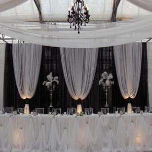 Adjustable Wedding Backdrop Decor Stand Heavy Duty Set Aluminum Uprights Pipe and Drape - Product Image 5