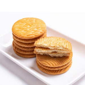 Bánh quy chất xơ cao không đường thuần chay không đường Sucrose Quinoa lúa mì hạt thô tăng cường sức khỏe màu đen nguyên hạt vuông CuộN cứng - Product Image 1