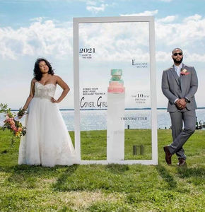 خلفية تصوير جديدة من الحديد مع إضاءة LED لتزيين الفعاليات وتصوير المجلات وحفلات الزفاف - Product Image 3