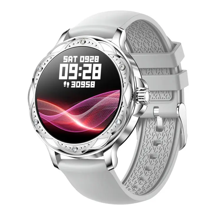 Hot Sale DW23 Women Smart Watch 1.2 Inch Screen Social Sharing Pedometer Temperature Weather IP67 Waterproof Smart Watch 2023