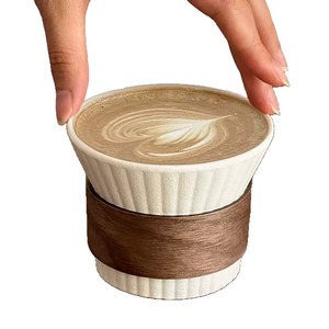 Taza <span class=keywords><strong>de</strong></span> Café <span class=keywords><strong>de</strong></span> Cerámica Negra Vintage MSH, Taza para Café con Leche, Americano Helado, para Uso Doméstico - Product Image 1