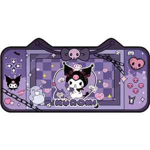 Alfombra de Terciopelo de Cristal Kuromi Sanrio, Forma Novedosa, Resistente a la Suciedad, Alfombra Decorativa para Dormitorio, Uso Doméstico - Product Image 2