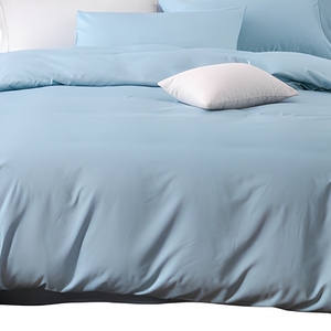 Ensemble de literie moderne et écologique 100 % coton, taille Queen, 4 pièces, avec housse de couette, drap et taies d'oreiller, toutes saisons - Product Image 5