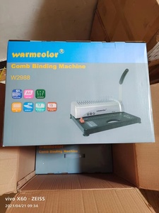 Nhà Máy Văn Phòng TD-13 3:1 Kim Loại Xoắn Ốc Cuộn Dây Đôi Máy Ràng Buộc Dây O Cuốn Sách 10 Lỗ Máy Ràng Buộc Cho A4 Giấy - Product Image 6