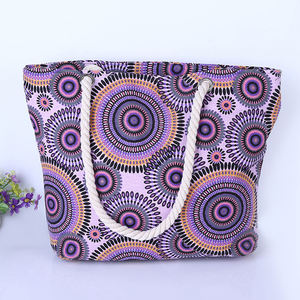 Logo personnalisé <span class=keywords><strong>sac</strong></span> de courses nouveau produit explosif vente directe d'usine dames toile épaule loisirs voyage <span class=keywords><strong>sac</strong></span> plage <span class=keywords><strong>sac</strong></span> fourre-tout Z - Product Image 3