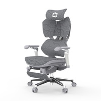 Chaise d'ordinateur ergonomique X5PRO chaises de jeu professionnelles tissu extensible plafond pc gamer chaise avec repose-pieds
