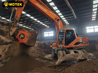 MOTEK Factory Mini-chargeuse-pelleteuse avec godet de criblage de précision et crible vibrant