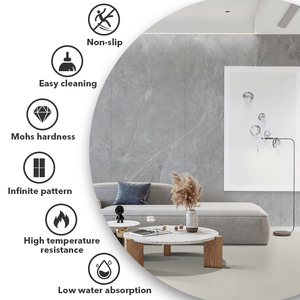 Windham Grey testurizzato sinterizzato pietra grande formato pannello di parete per sala <span class=keywords><strong>da</strong></span> pranzo all'aperto soggiorno <span class=keywords><strong>giardino</strong></span> stile cinese grandi <span class=keywords><strong>lastre</strong></span> - Product Image 4