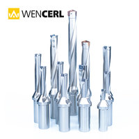 WENCERL Plaquettes en carbure indexables SPMG090408 SPMT SPMG pour foret en U de type SP, Lame de foret en U carrée pour outil de perçage CNC