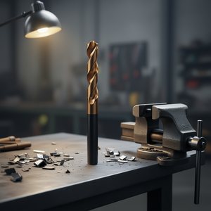 Foret hélicoïdal HSS-Co 1,7 mm, revêtement TiN, auto-centrant pour le perçage du métal - Product Image 3