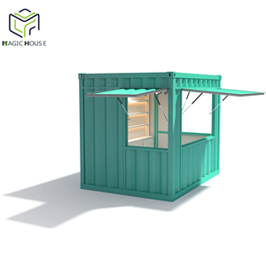 Magic house su misura Brews on the Go con un Design personalizzato contenitore da 10 piedi Coffee Kiosk Flap Windows soluzione chiavi in mano - Product Image 1