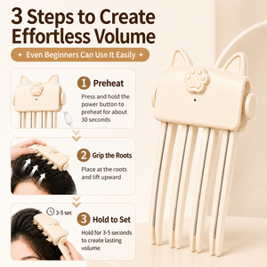 Rizador de Raíces para Volumen, Herramienta de Peinado para Dar Volumen Natural al Cabello - Product Image 4