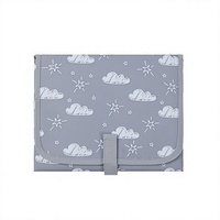 Housse de couche pour bébé en polyester écologique, portable, imperméable, pliable, accessoire de voyage et d'extérieur