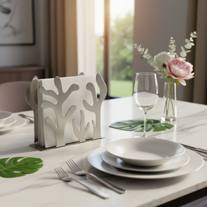 CASAMAX WL AS-9859 Portatovaglioli in Acciaio Inossidabile Prodotto in Cina Direttamente dalla Fabbrica Anello Moderno Creativo Classico Ecologico Elegante - Product Image 3