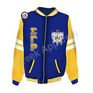 Sigma Gamma Rho Sorors Broderie Track Femmes Vestes | SGR Sorority Brodé Dames Style Personnalisé Twill veste - Product Image 2