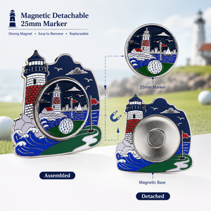Wholesale Enamel Magnetic <b>Golf</b> Ball Marker with Custom Shape for <b>Golf</b> Accessories and Pro Shop Sales - Product Image 3