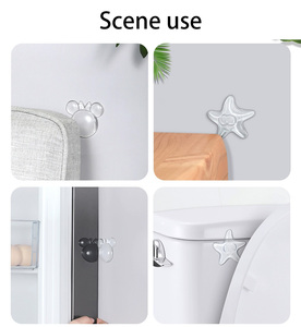Butoirs <span class=keywords><strong>de</strong></span> <span class=keywords><strong>porte</strong></span> transparents Deson Stickers muets Protection murale Portes <span class=keywords><strong>de</strong></span> sécurité Stop Silencieux Pad Silicone Caoutchouc Bumper Wall Mat - Product Image 5