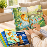 Impression de livres d'histoires pour enfants personnalisés, couverture brillante laminée, reliure parfaite, illustrations de dessins animés en couleur